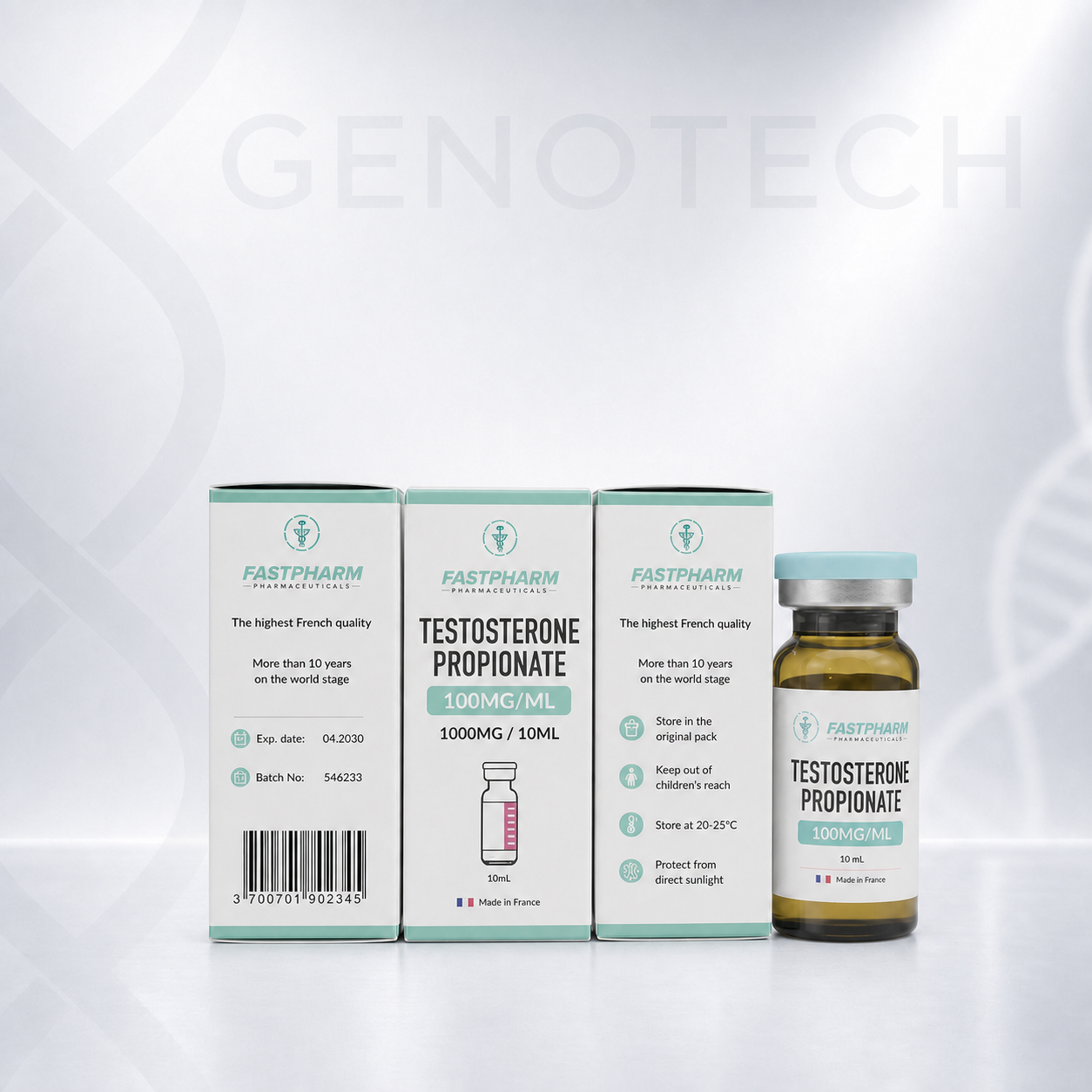 Fast Pharm Тестостерон Пропионат 100 мг/мл 10 мл